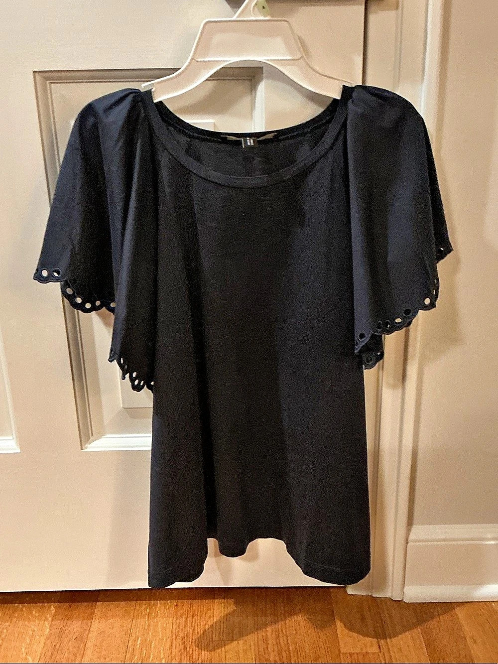 Weekend Max Mara Short Sleeve Top in Dark Blue